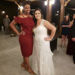 ASOS Dress with Strap Shoulder Detail